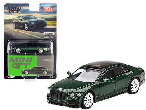 Bentley Flying Spur Verdant Green Left Hand Drive Limited Edition to 2400 pieces Worldwide 1/64 Diecast Model Car by True Scale Miniatures