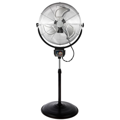 Optimus 20 in. Industrial Grade HV Oscillating Stand Fan with Chrome Grill