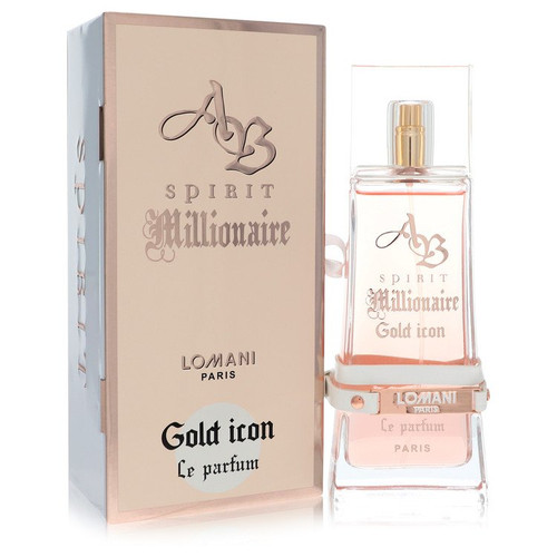 Ab Spirit Millionaire Gold Icon Perfume By Lomani Eau De Parfum Spray 3.3 Oz Eau De Parfum Spray