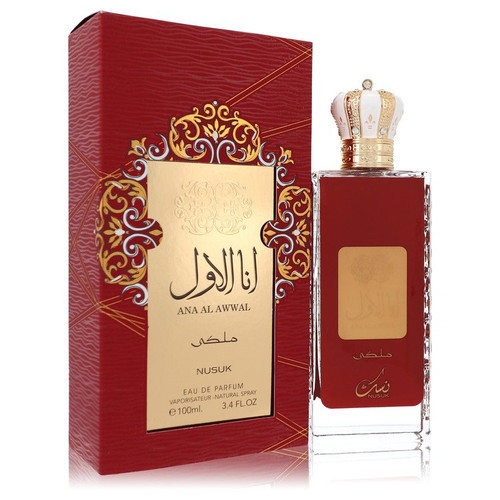 Ana Al Awwal Rouge Perfume By Nusuk Eau De Parfum Spray 3.4 Oz Eau De Parfum Spray
