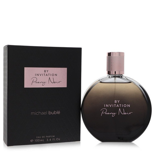 By Invitation Peony Noir Perfume By Michael Buble Eau De Parfum Spray 3.4 Oz Eau De Parfum Spray