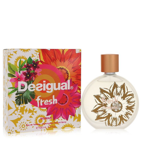 Desigual Fresh Perfume By Desigual Eau De Toilette Spray 3.4 Oz Eau De Toilette Spray