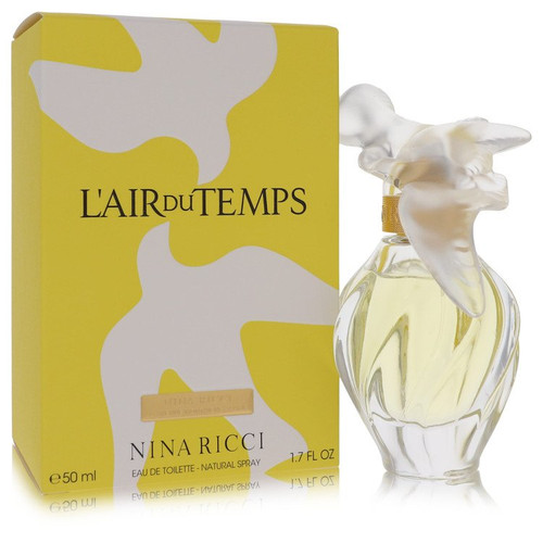 L'air Du Temps Perfume By Nina Ricci Eau De Toilette Spray With Bird Cap 1.7 Oz Eau De Toilette Spray With Bird Cap