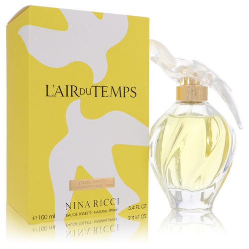 L'air Du Temps Perfume By Nina Ricci Eau De Toilette Spray With Bird Cap 3.3 Oz Eau De Toilette Spray With Bird Cap