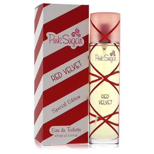 Pink Sugar Red Velvet Perfume By Aquolina Eau De Toilette Spray 3.4 Oz Eau De Toilette Spray