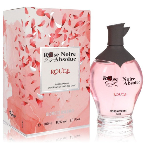 Rose Noire Absolue Rouge Perfume By Giorgio Valenti Eau De Parfum Spray 3.3 Oz Eau De Parfum Spray