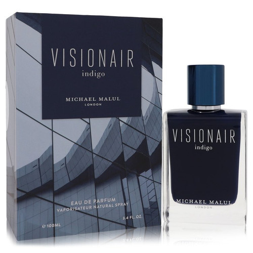Visionair Indigo Cologne By Michael Malul Eau De Parfum Spray 3.4 Oz Eau De Parfum Spray