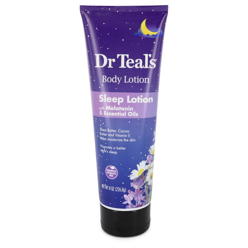 Dr Teal's Sleep Lotion Perfume By Dr Teal's Sleep Lotion With Melatonin & Essential Oils Promotes A Better Night's Sleep (Shea Butter, Cocoa Butter And Vitamin E 8 Oz Sleep Lotion With Melatonin & Essential Oils Promotes A Better Night's Sleep