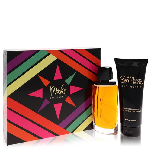 Mackie Perfume By Bob Mackie Gift Set 3.4 Oz Eau De Toilette Spray + 6.8 Oz Body Cream