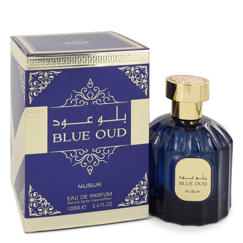 Nusuk Blue Oud Perfume By Nusuk Eau De Parfum Spray (Unisex) 3.4 Oz Eau De Parfum Spray