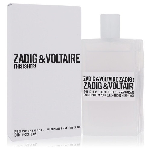 This Is Her Perfume By Zadig & Voltaire Eau De Parfum Spray 3.4 Oz Eau De Parfum Spray