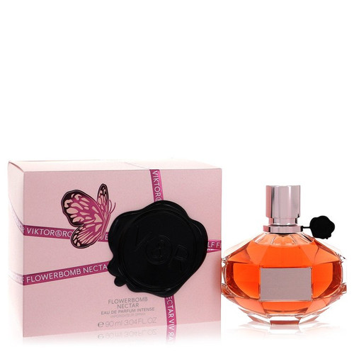 Flowerbomb Nectar Perfume By Viktor & Rolf Eau De Parfum Intense Spray 3.04 Oz Eau De Parfum Intense Spray