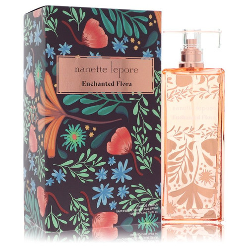 Nanette Lepore Enchanted Flora Perfume By Nanette Lepore Eau De Parfum Spray 3.4 Oz Eau De Parfum Spray