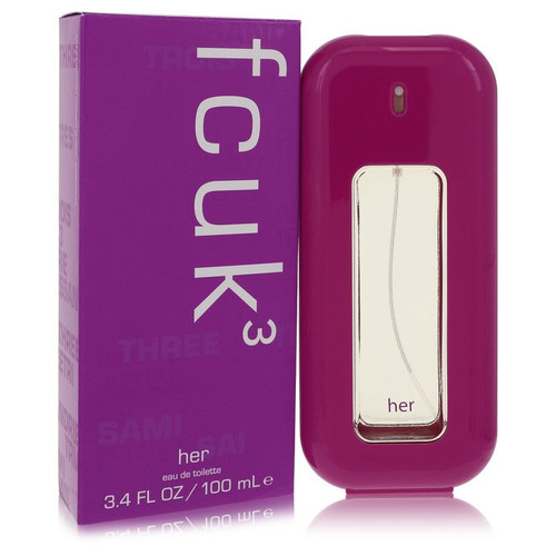 Fcuk 3 Perfume By French Connection Eau De Toilette Spray 3.4 Oz Eau De Toilette Spray