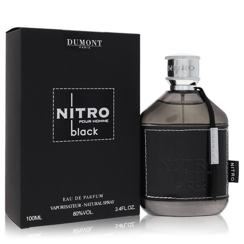 Dumont Nitro Black Cologne By Dumont Paris Eau De Parfum Spray 3.4 Oz Eau De Parfum Spray