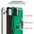 Iphone 12/ Iphone 12 Pro Kickstand Anti-shock And Anti Falling Case In Green