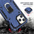 Iphone 12/ Iphone 12 Pro Kickstand Anti-shock And Anti Falling Case In Blue