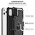 Iphone 12 Mini Kickstand Anti-shock And Anti Falling Case In Black