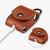 Reiko Leather Case For Airpod In Brown