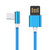 Moisture 2.6a Premium Full Steel Usb Type C To Ligntning Data Cable In Blue
