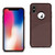 Apple Iphone X/xs Tpu Leather Feel Case Leather Fit Flexible Slim Premium Case In Brown