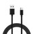 Reiko 3.3ft Pvc Material Micro Usb 2.0 Data Cable In Black And Simple Packaging