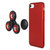 Reiko Iphone 7/8/se2 Case With Led Fidget Spinner Clip On In Red