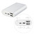 Reiko 2a5v 6800mah Universal Power Bank With Micro Cable And Dural Output Port In Silver