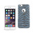 Reiko Iphone 6 Plus/ 6s Plus Shine Glitter Shimmer Tiger Stripe Hybrid Case In Blue