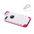 Reiko Iphone 5/5s/se Dropproof Workout Hybrid Case With Hook In White Pink