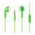 Reiko In Ear Headphones & Earbuds With Mic In Green