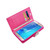 Reiko Samsung Galaxy J7 Diamond Rhinestone Wallet Case In Pink