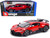 Bugatti Divo Red Metallic with Carbon Accents 1/18 Diecast Model Car by Bburago