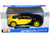 Bugatti Chiron Yellow and Black 1/24 Diecast Model Car by Maisto