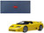 Bugatti EB110 SS Super Sport Giallo Bugatti Yellow with Silver Wheels 1/18 Model Car by Autoart