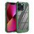 High Quality Clean PC,TPU and Metal Bumper Case For iPhone 13 PRO In Green