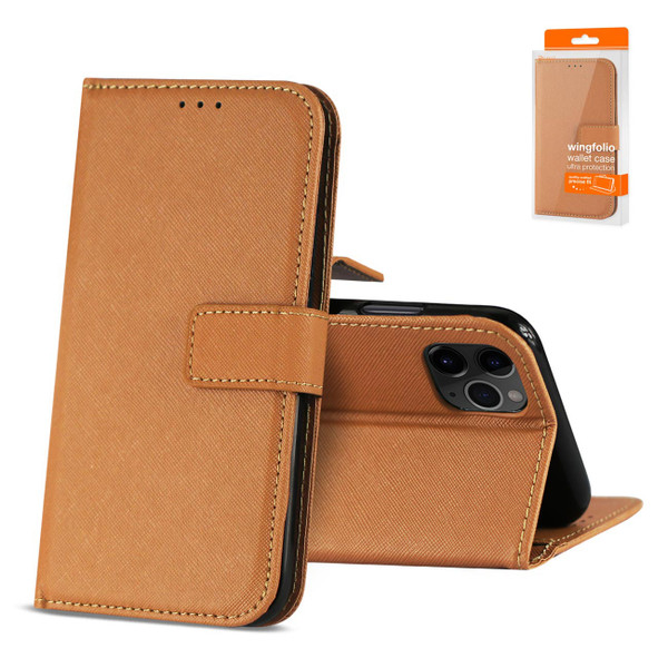 Reiko Apple Iphone 11 Pro 3-in-1 Wallet Case In Brown