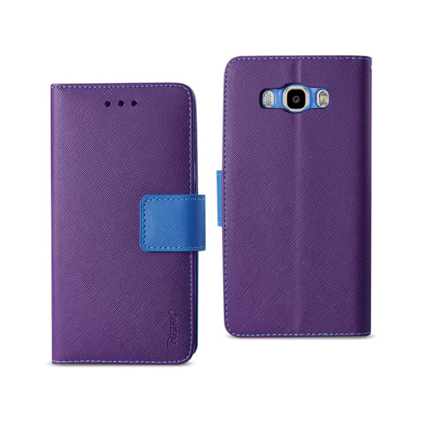 Reiko Samsung Galaxy J7 (2016) 3-in-1 Wallet Case In Purple