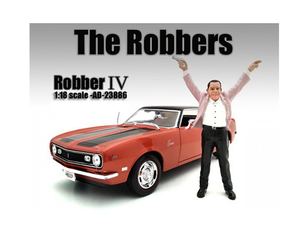 \The Robbers" Robber IV Figure For 1:18 Scale Models by American Diorama"""
