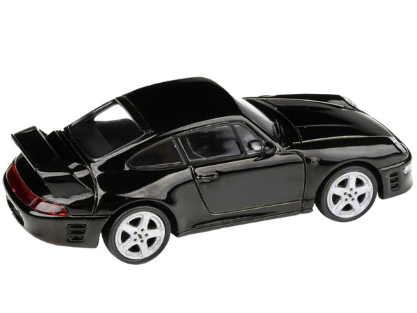 1995 RUF CTR2 Black 1/64 Diecast Model Car by Paragon