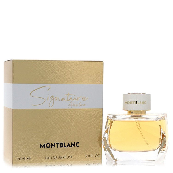Montblanc Signature Absolue Perfume By Mont Blanc Eau De Parfum Spray 3 Oz Eau De Parfum Spray
