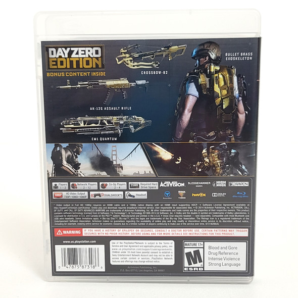 Call of Duty Advanced Warfare (PlayStation 3, 2014) Tested