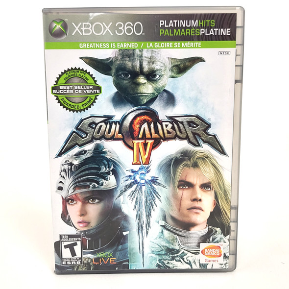 Soul Calibur IV (Xbox 360, 2008) Complete - Tested
