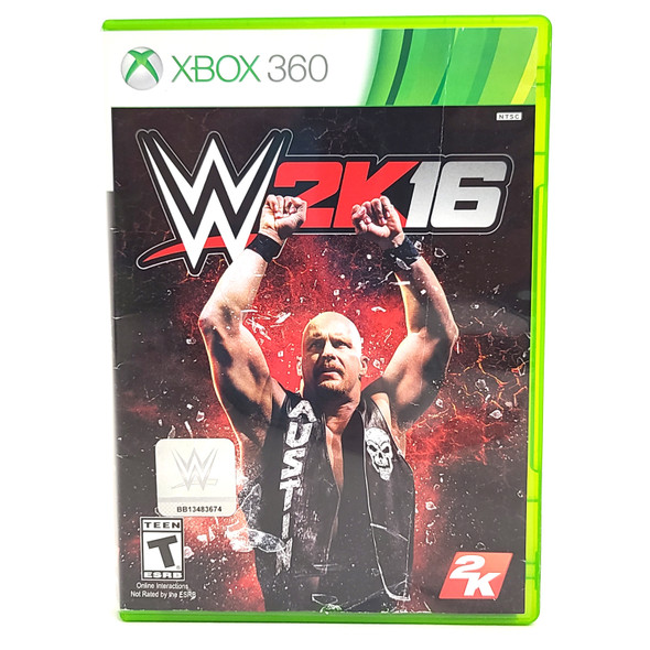 WWE 2K16 (Xbox 360,  2015) Complete - Tested