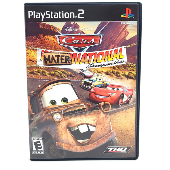 Cars Mater National Championship (PlayStation 2, 2007) Complete w/ Poster Tested