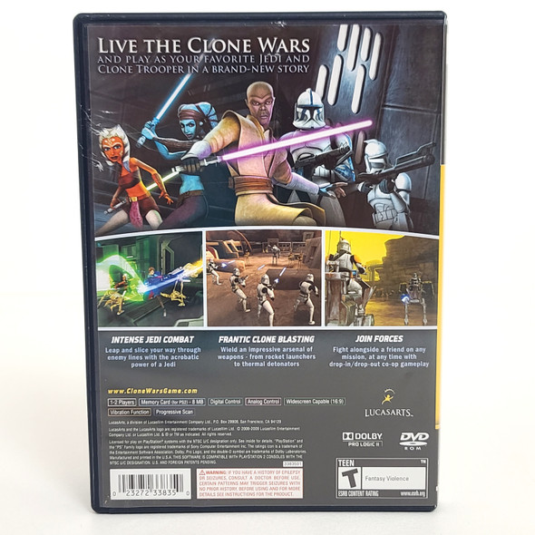 Star Wars The Clone Wars Republic Heroes (PlayStation 2, 2009) CIB - Tested