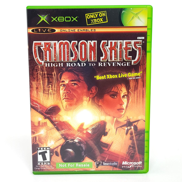 Crimson Skies (Xbox, 2003) Complete - Tested