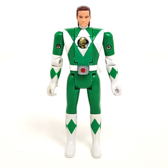 Vintage Power Rangers Green Ranger Flip Head Action Figure - Bandai (1993)