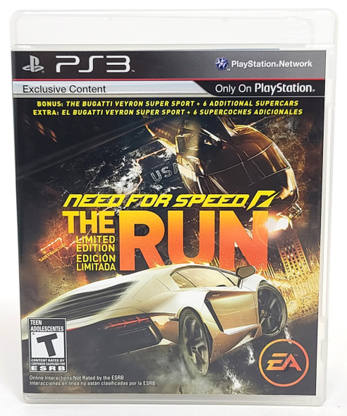 Need For Speed: The Run (PlayStation 3, 2011) Complete - Tested