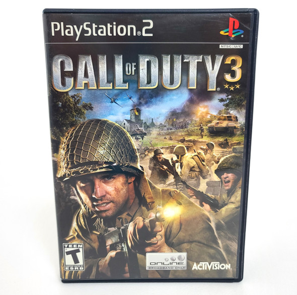 Call of Duty 3 (PlayStation 2, 2006) Complete in box - Tested